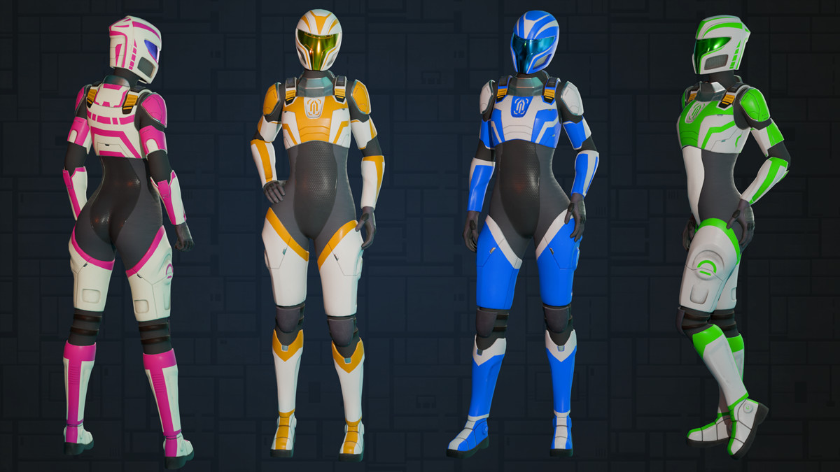 Futuristic team | Sci-Fi character pack