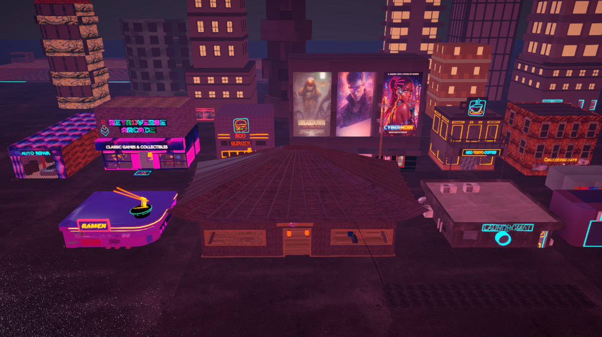 WebGL Multiplayer – Cyberpunk City