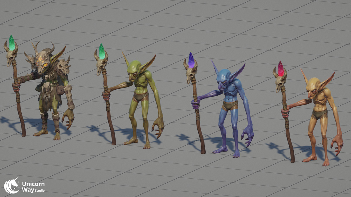 Stylized Goblin Shaman Outfit