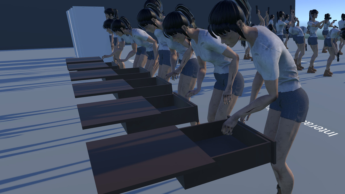 Female Horror Survivor Animations