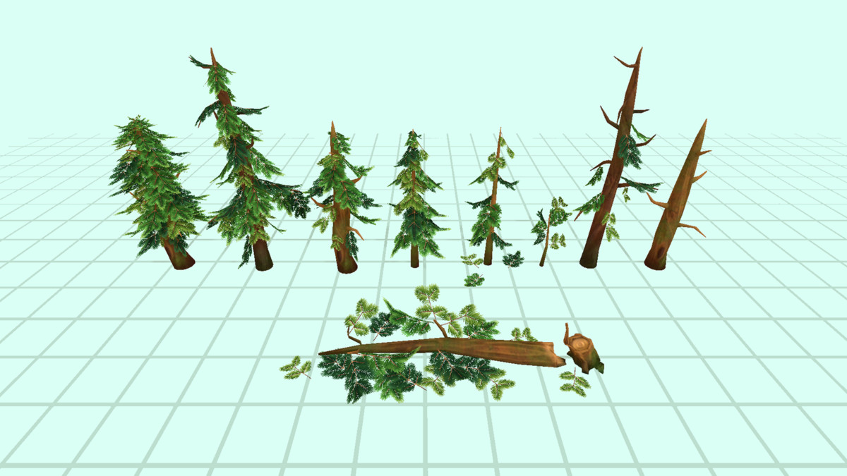 Village Life - Stylized Meadow & Forest Props