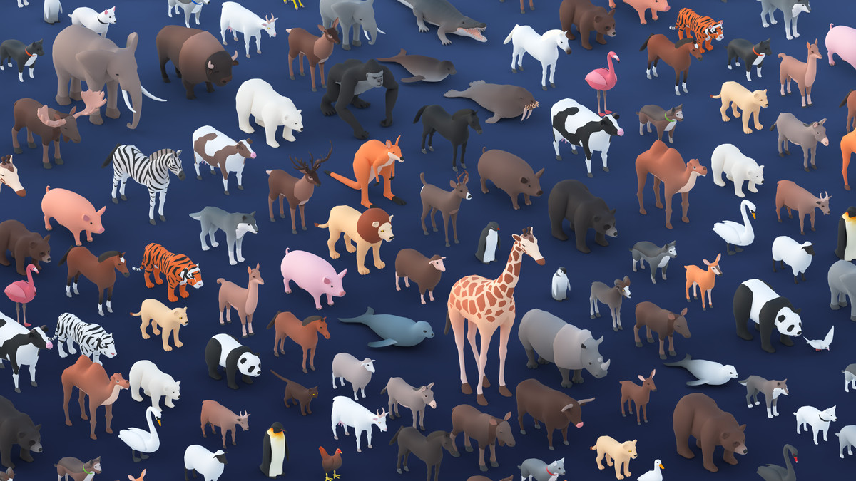 Animals - Low Poly 3D Models Pack