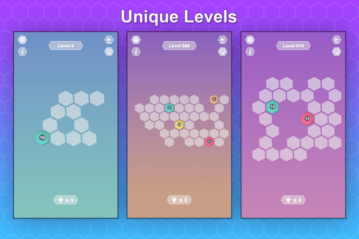 Hexa Fill Sort Template – Level Editor