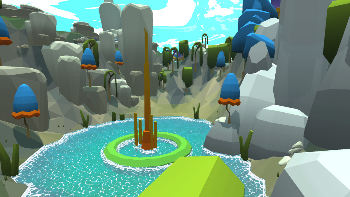 Low Poly Stylized Tiny Forest