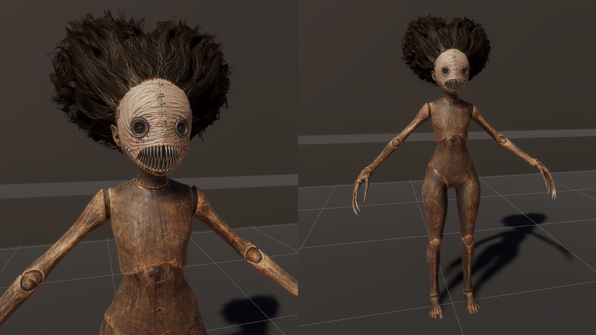 Wood mannequins