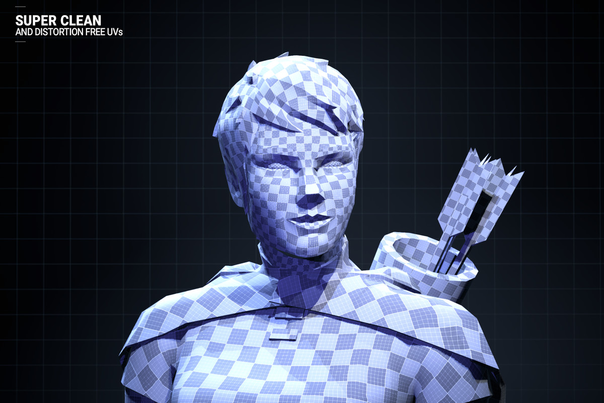 Polyquest Heroes: Warrior I Huntress