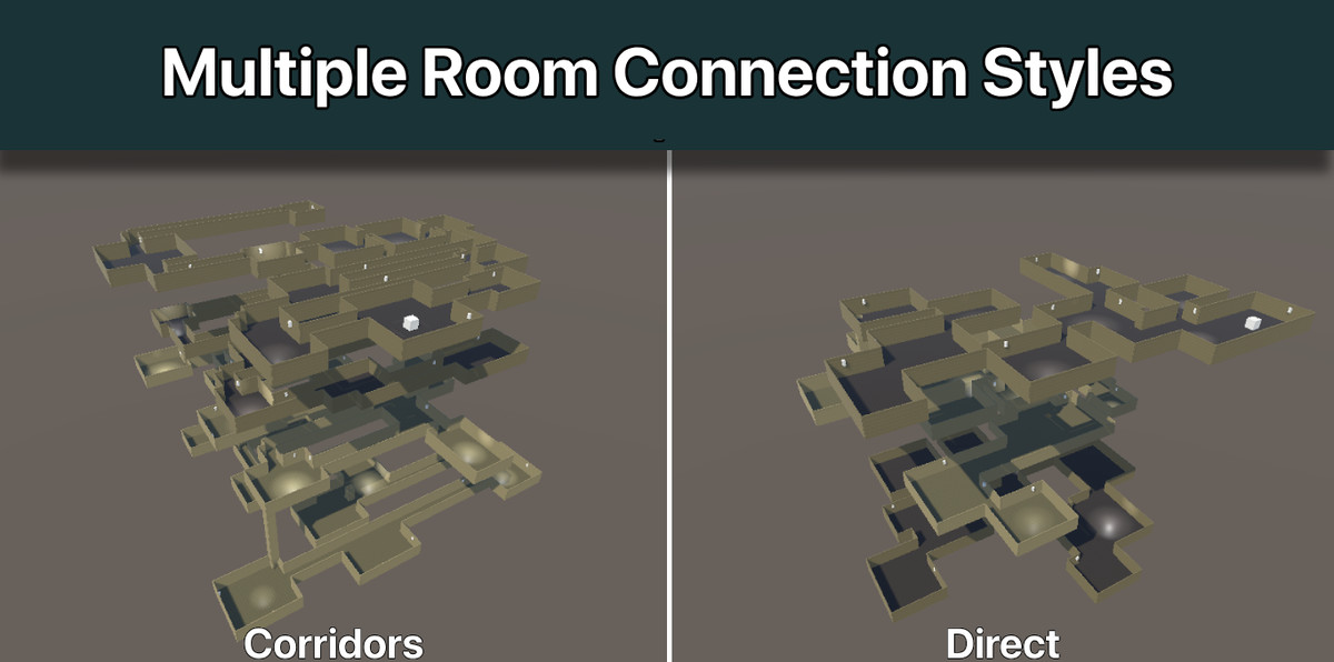 Level Generator Pro 3.0 - Procedural Dungeons, Mazes, NavMesh & Object Spawning