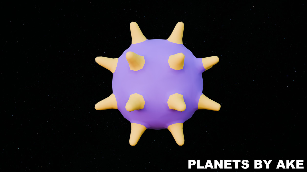 Planets - Stylized Low Poly Asset Pack by Ake