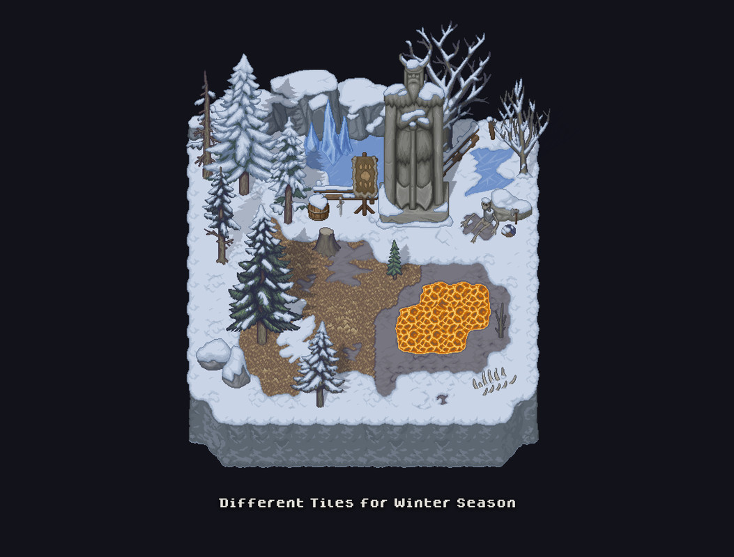 Pixel World - Snow Lands