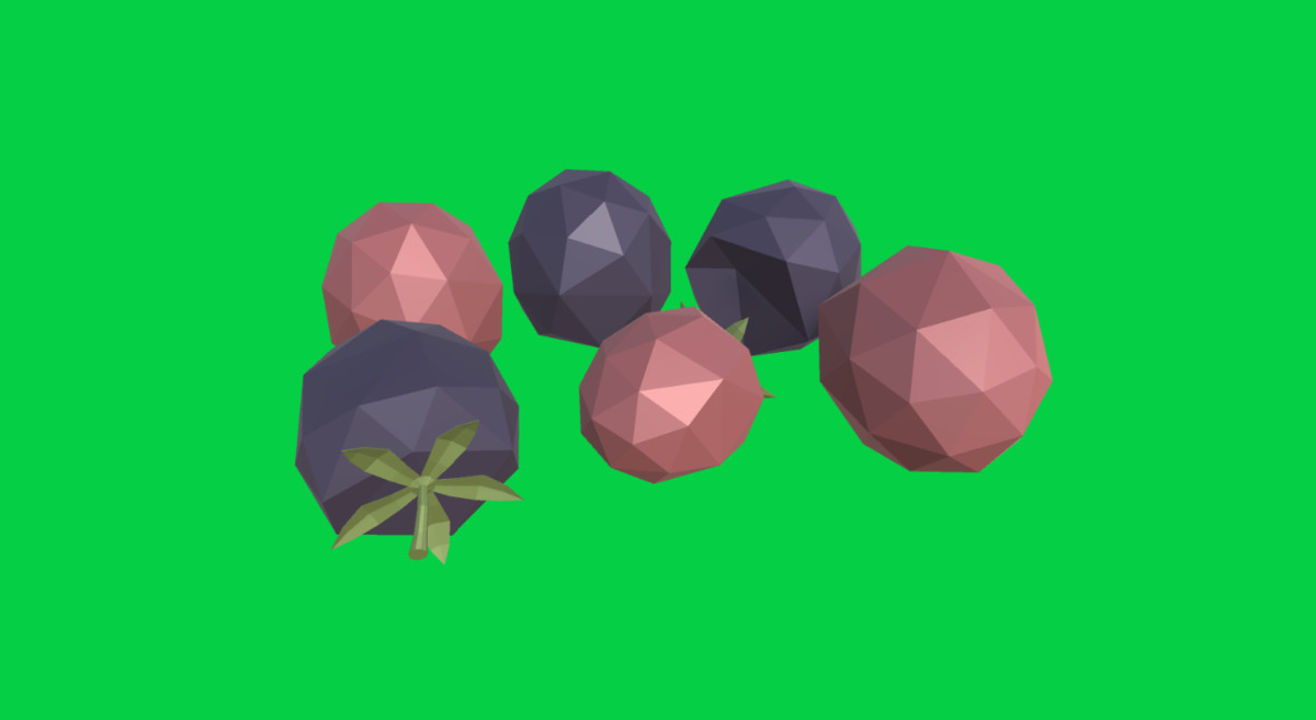 Low Poly Fruits | Model Pack