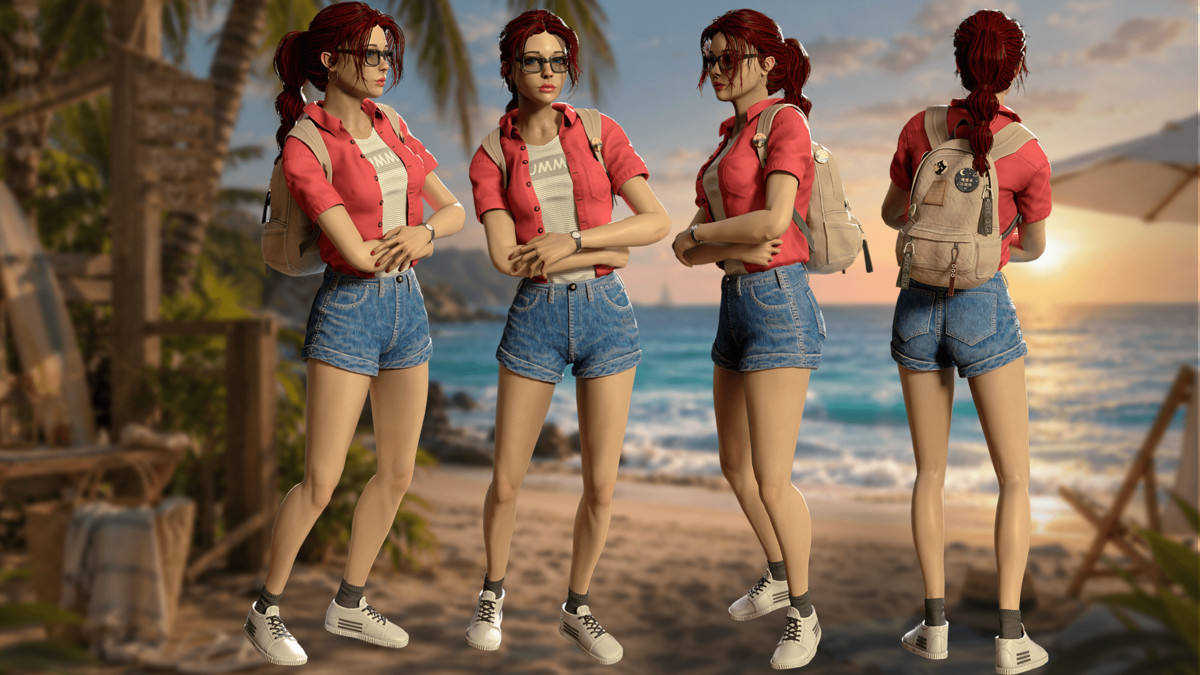 Summer Girl – Casual Game Character