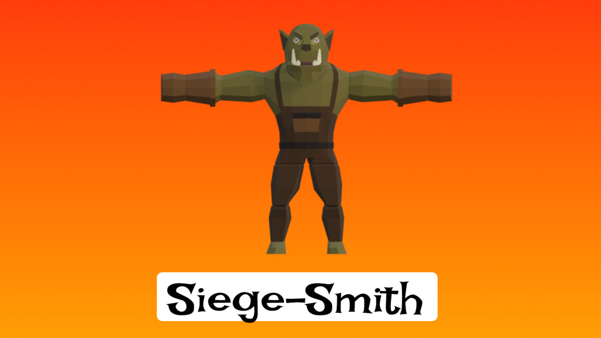 LOWPO: Orc – Low Poly Fantasy Character Pack