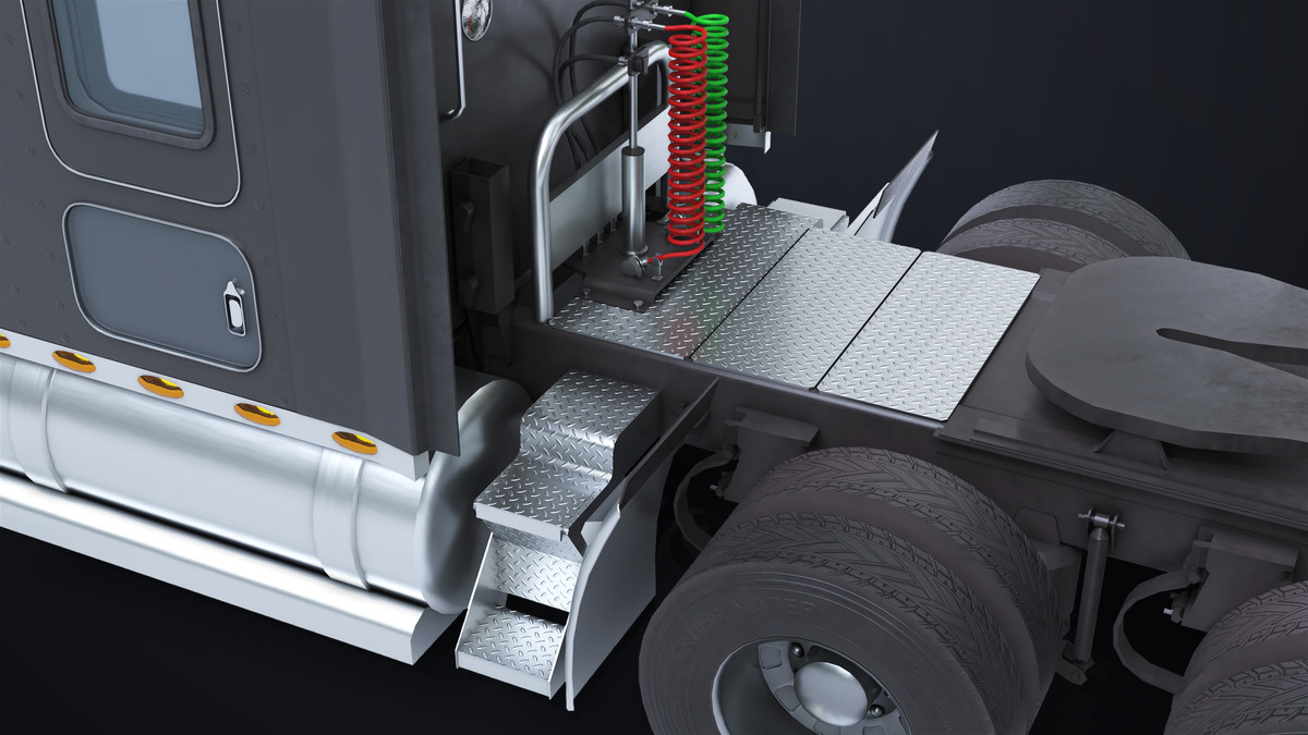 Truck Chassis 02 Generic Black URP HDRP Textures