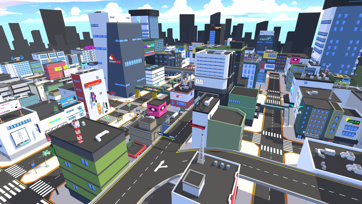 LowPoly Cyberpunk City