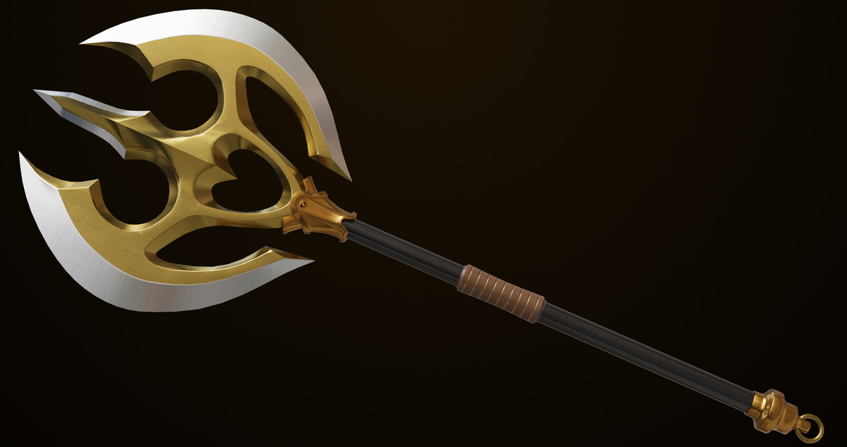 Battle Axe 06 Bronze URP HDRP Textures