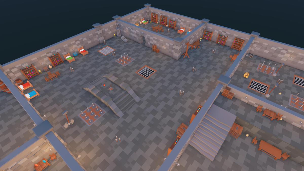 Modular Dungeon – Stylized Low Poly Asset Pack by Ake by Ake Studio