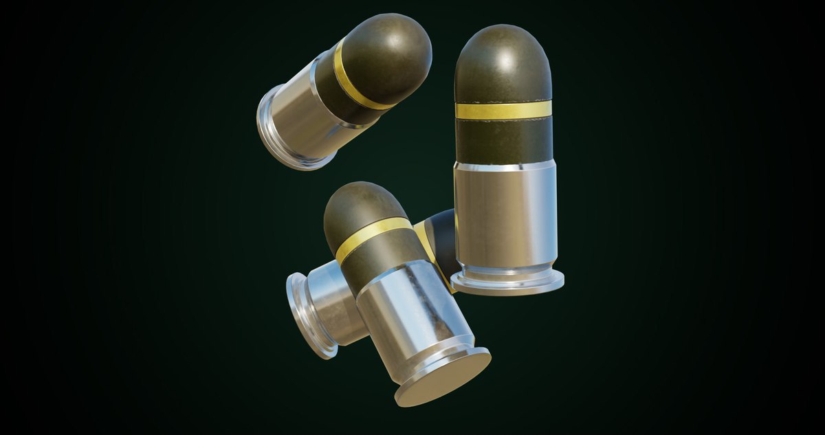 Grenade Launcher 01 Black URP HDRP Textures