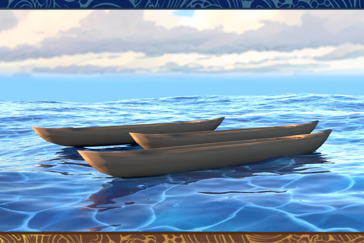 Papua Traditional Canoe