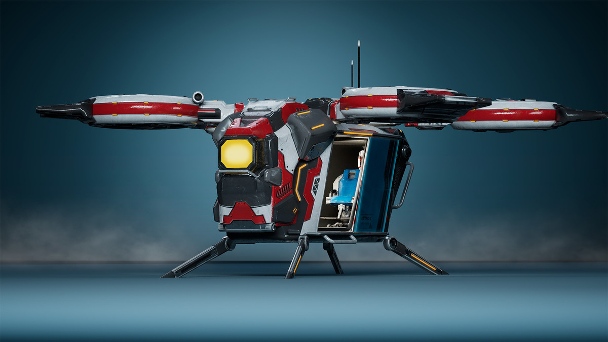 Sci-Fi Medic Helicopter