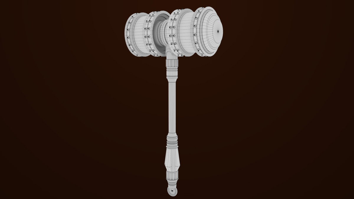 Sci Fi Battle Hammer 07 URP HDRP Textures