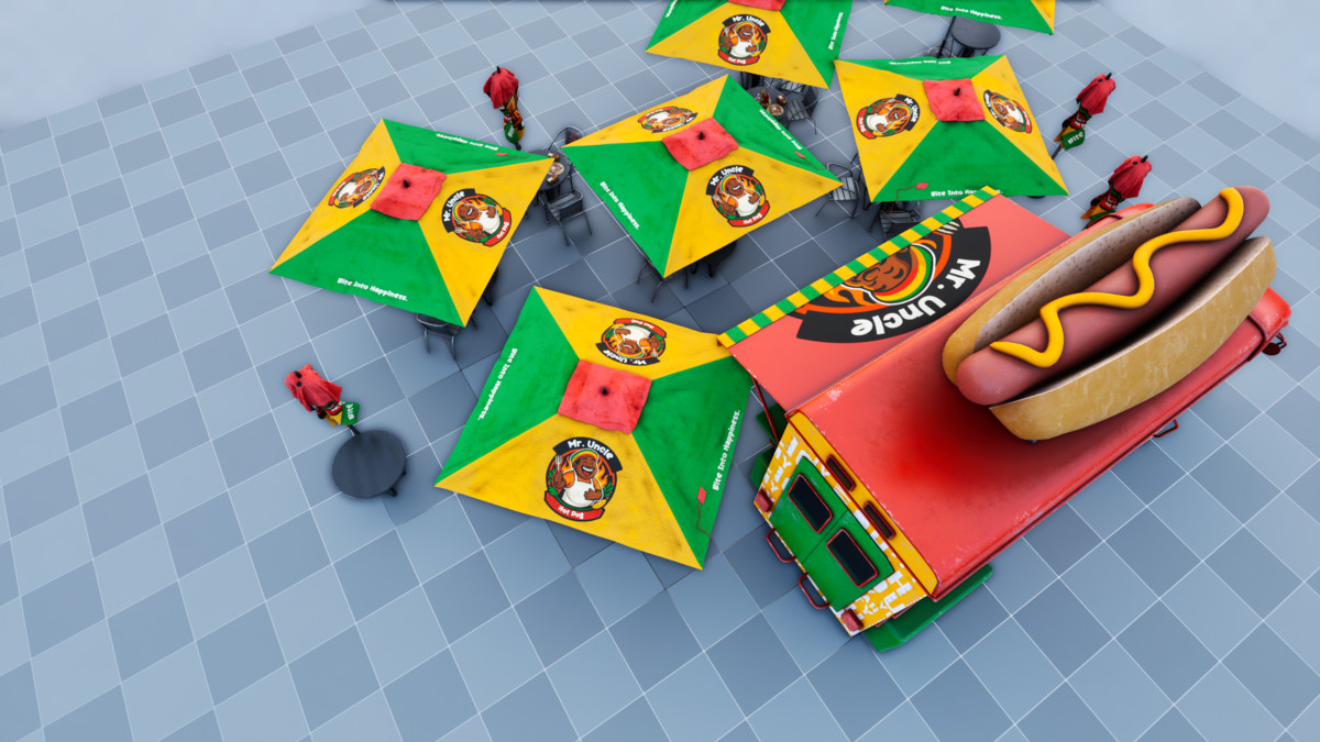 Stylized Food Truck