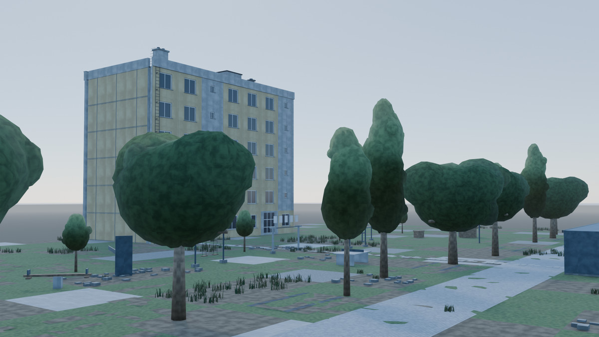 Soviet Panel Block Estate — Modular Urban Kit