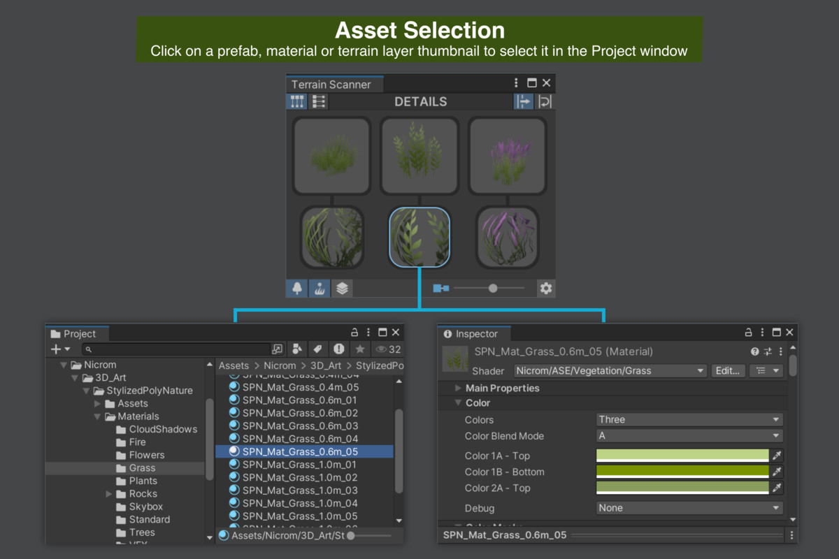 Terrain Scanner - Quickly Find Trees, Details, Layers & Materials