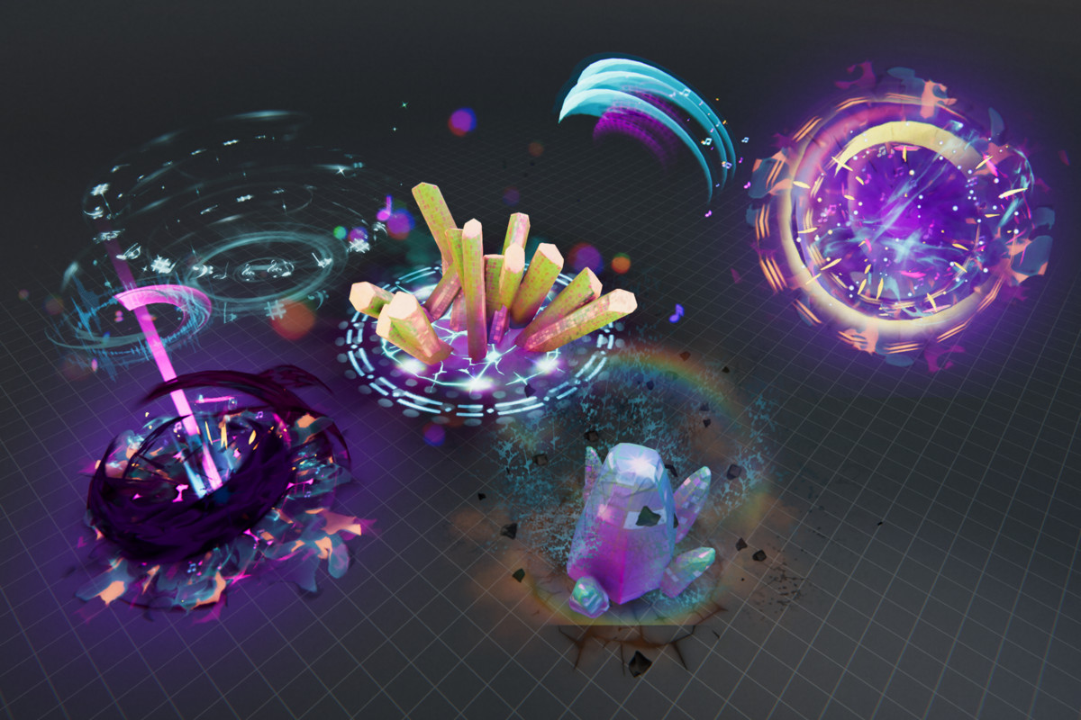 Magical Music VFX RPG Spells (72 VFX)