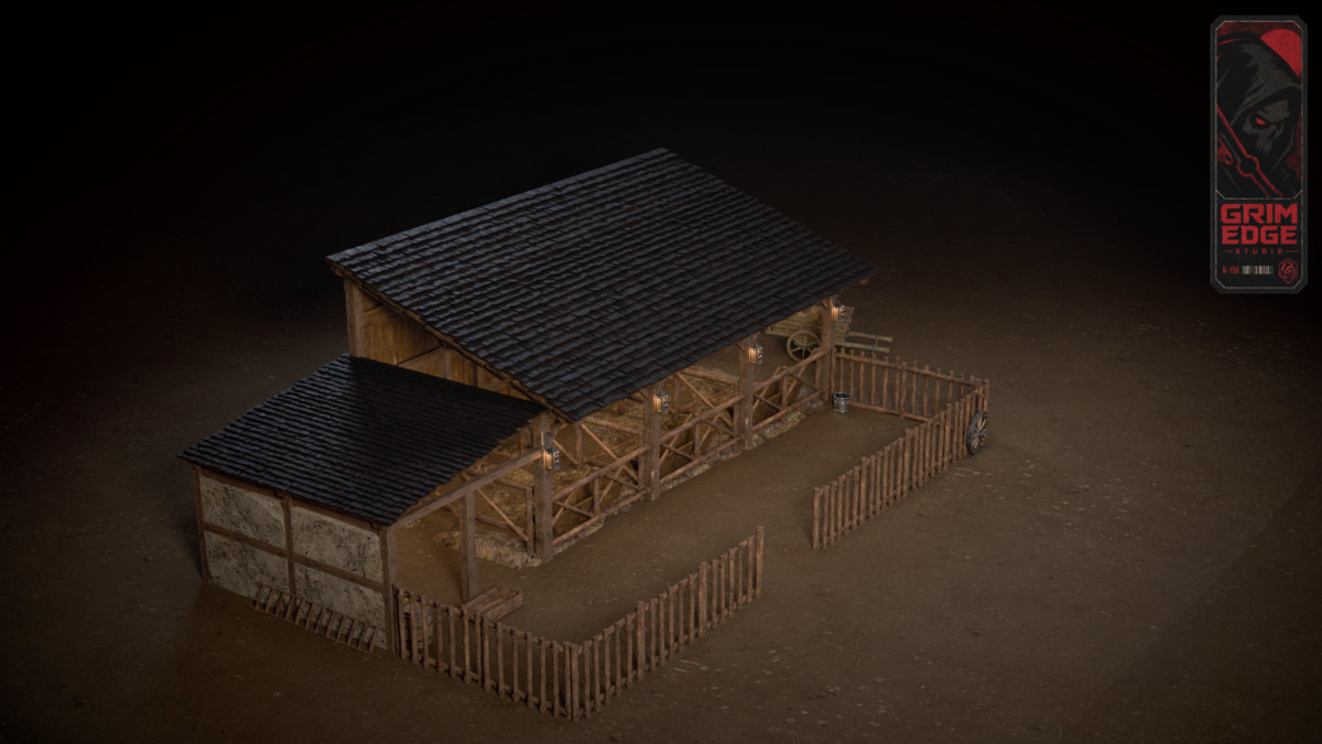 Medieval Village Stable
