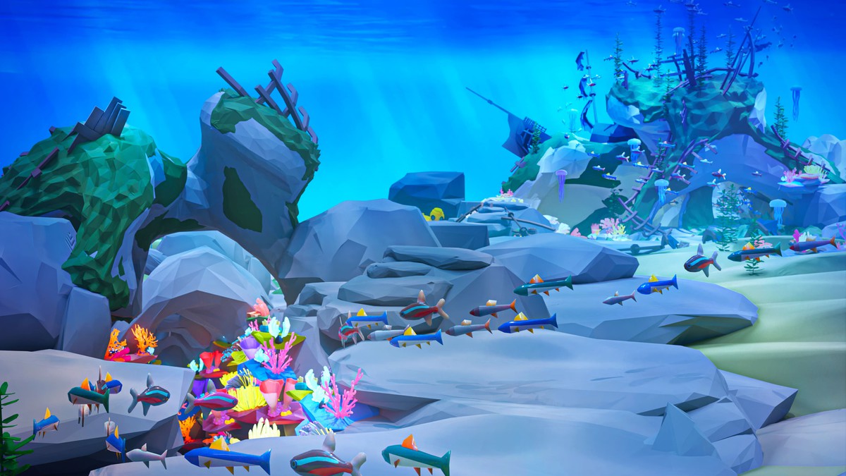 Underwater World - Low Poly 3D Models Pack