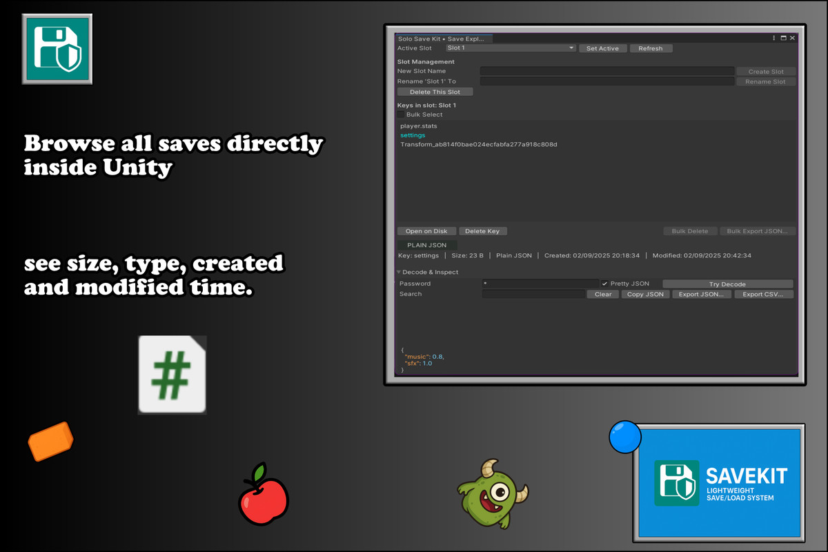 SaveKit – Lightweight Save/Load Solution for Unity