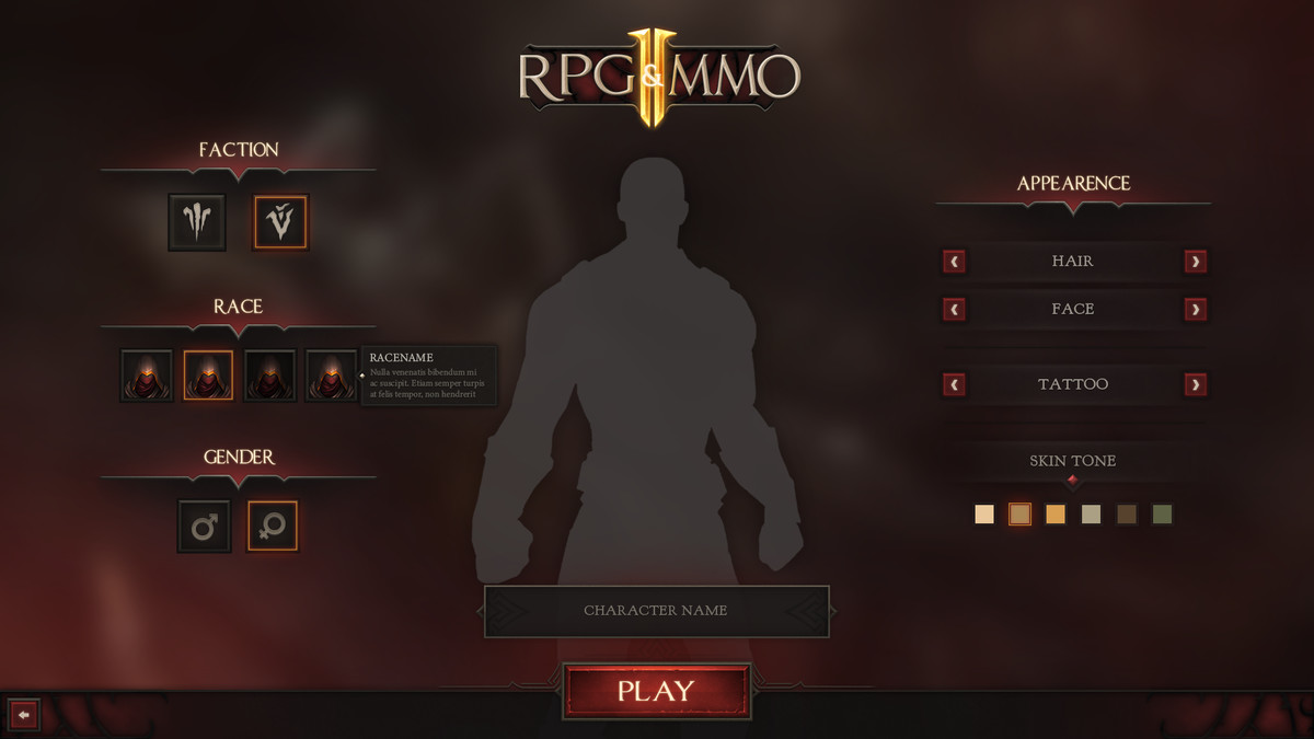 RPG MMO UI 11