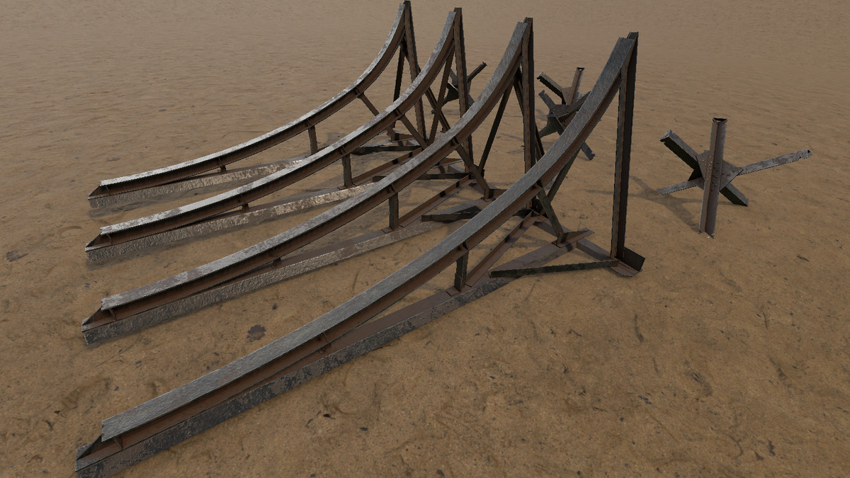 WWII Czech Hedgehogs