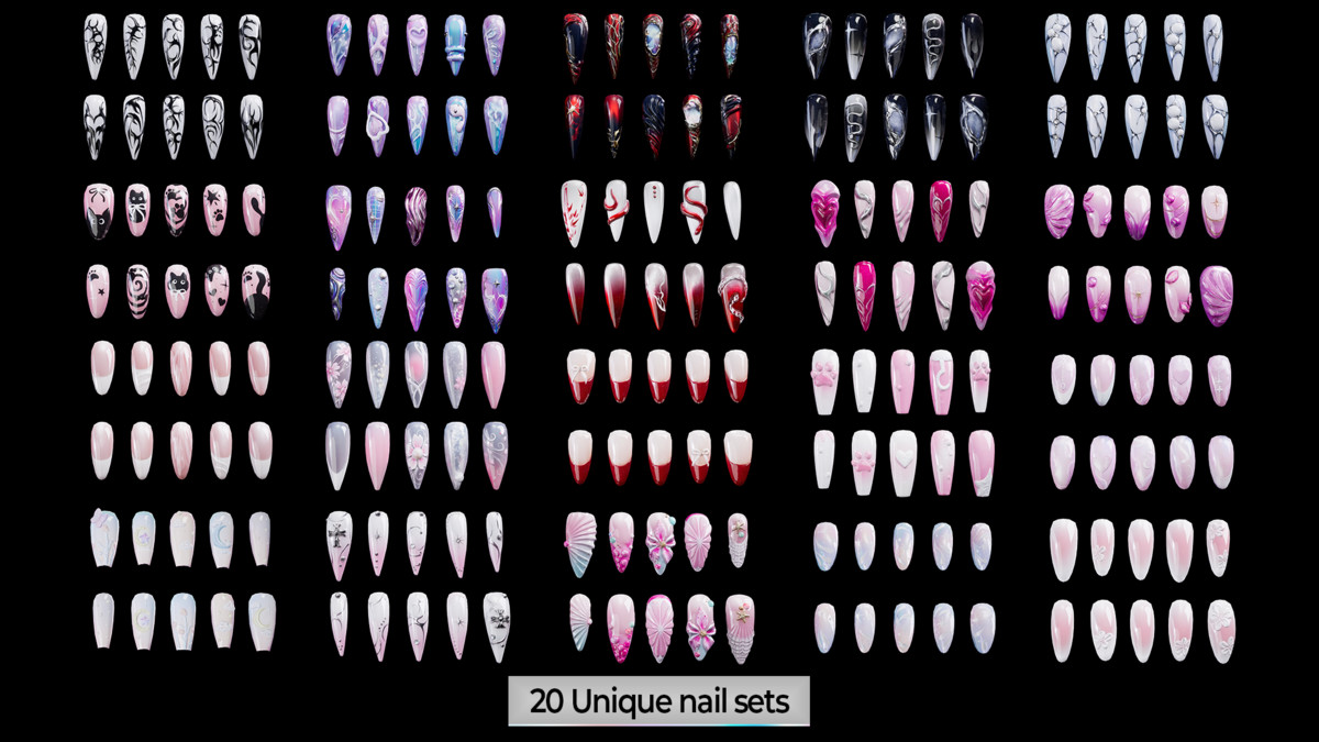 Nail Collection - 20 Game ready nail sets