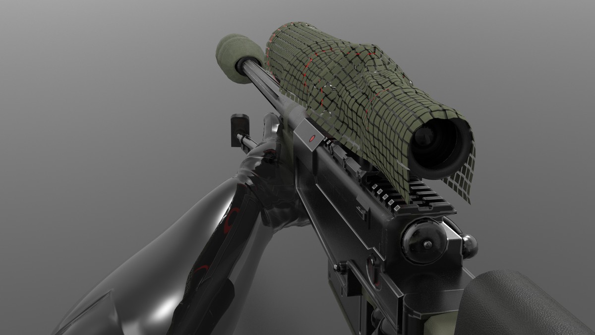 AXW-50 Sniper Rifle ( Fps - Tps)