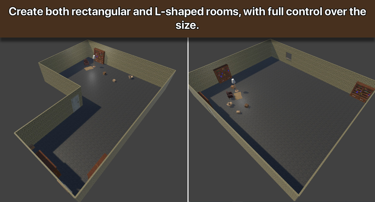 Procedural World-Level Generator - Cities, Terrain, Maze, Dungeon, Room Builder