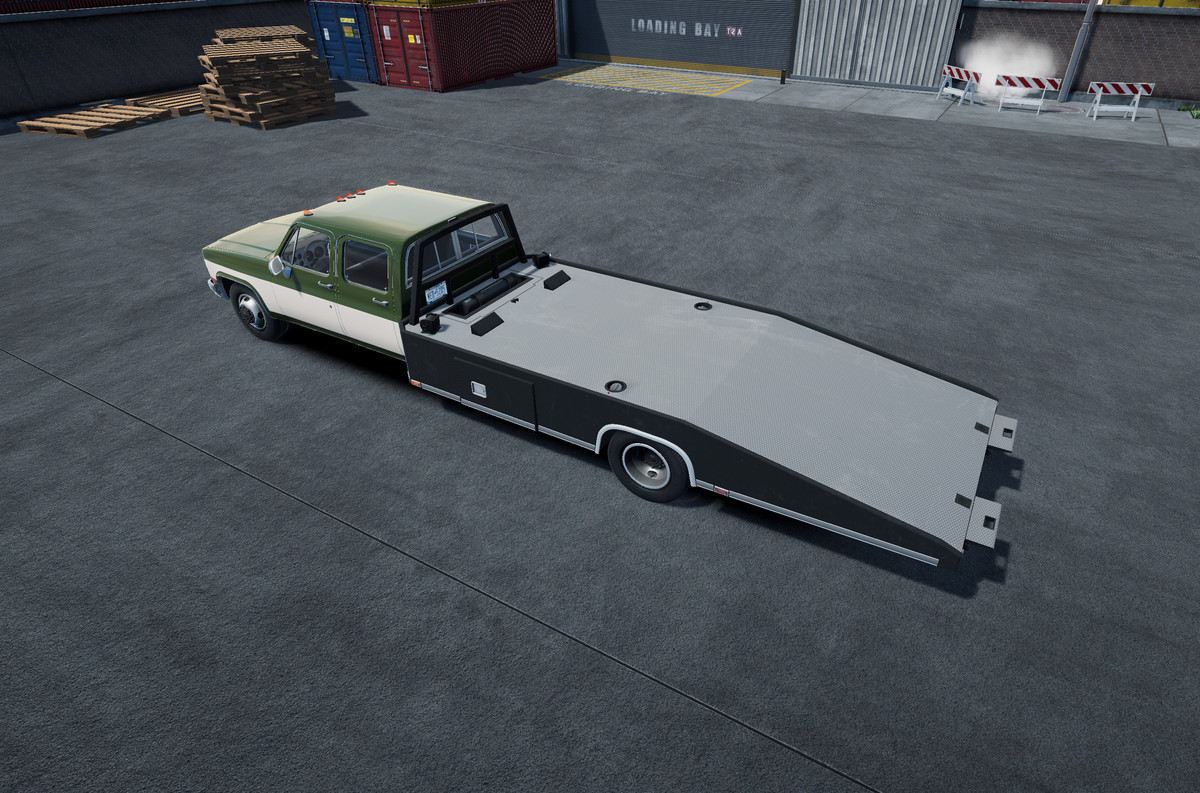 Crewcab ramp truck