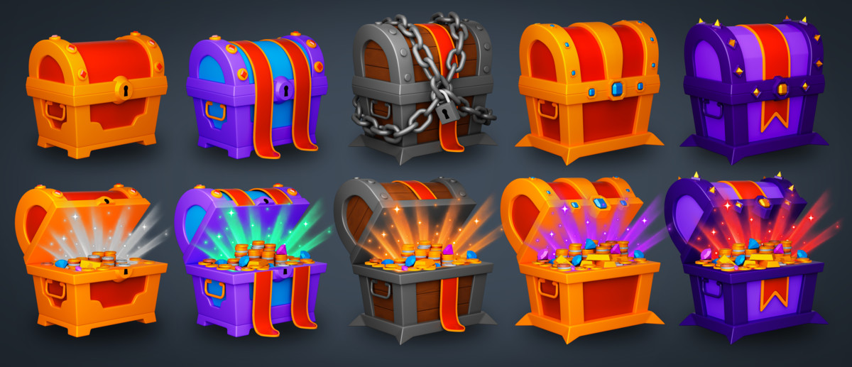 2D Toon Game Icons Pack