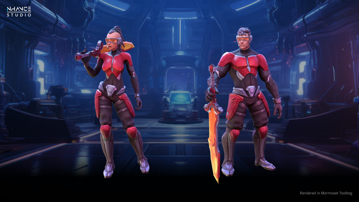 Stylized Sci-Fi Soldier Outfit