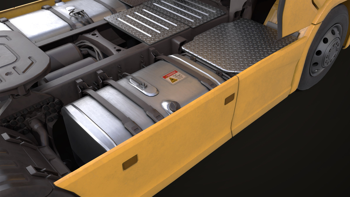 Chassis 06 Yellow URP HDRP Textures