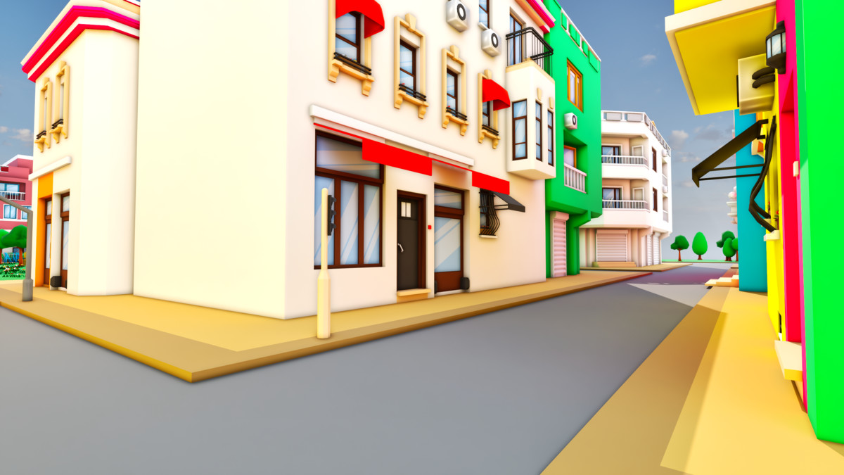 Modular Eastern City Low Poly Istanbul [Enterable Interior] [Desktop & Mobile]