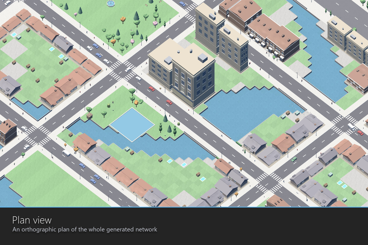 City Generator - Procedural City, Traffic & Crowd Simulation