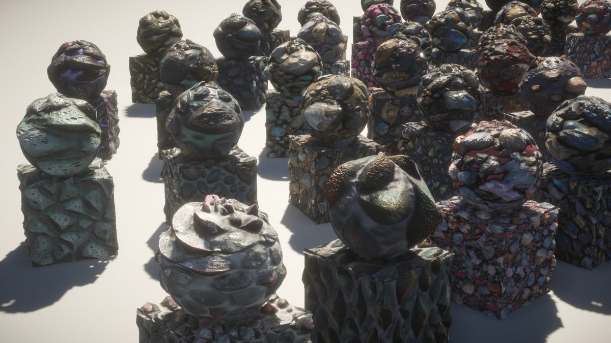 Alien Ground Materials - Pebbles