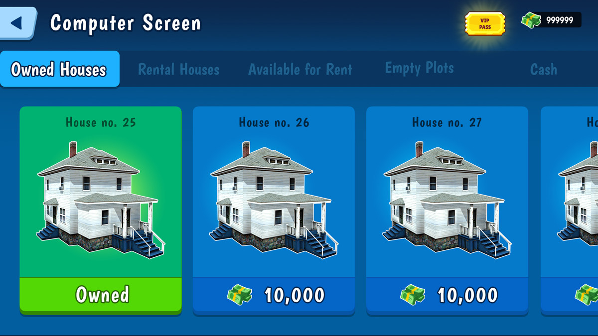Modern Real Estate Tycoon UI Kit – Business Simulator Mobile Game GUI