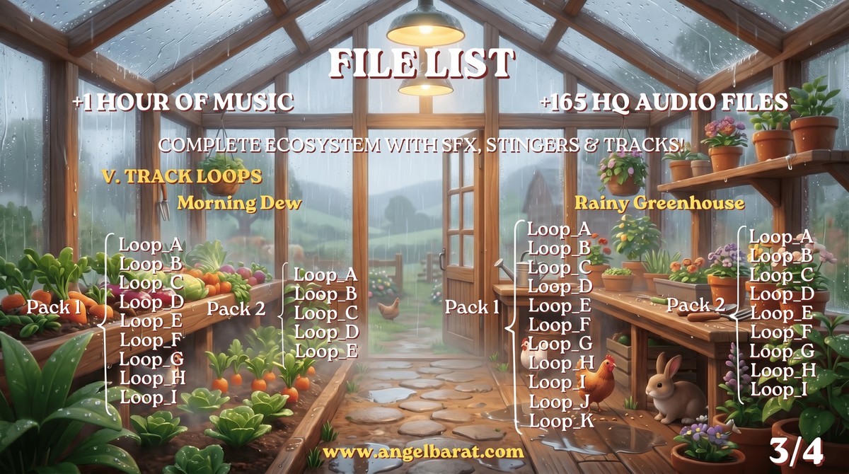 Cozy Farming - Complete Music & SFX Bundle
