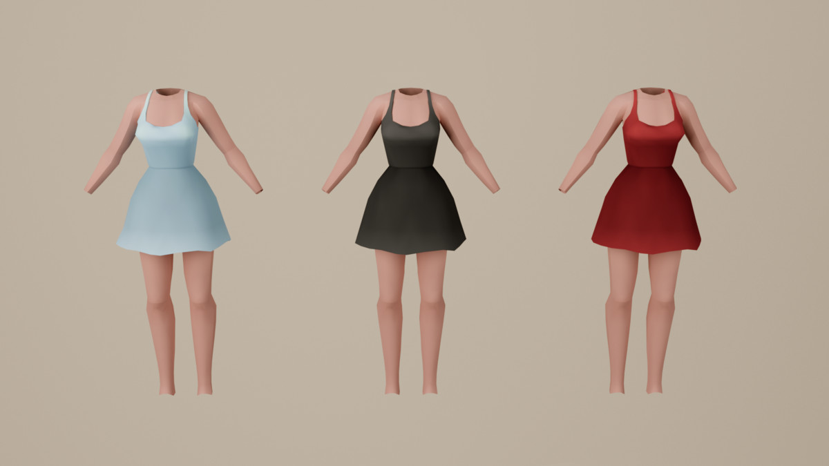 Modular Female Character Creator
