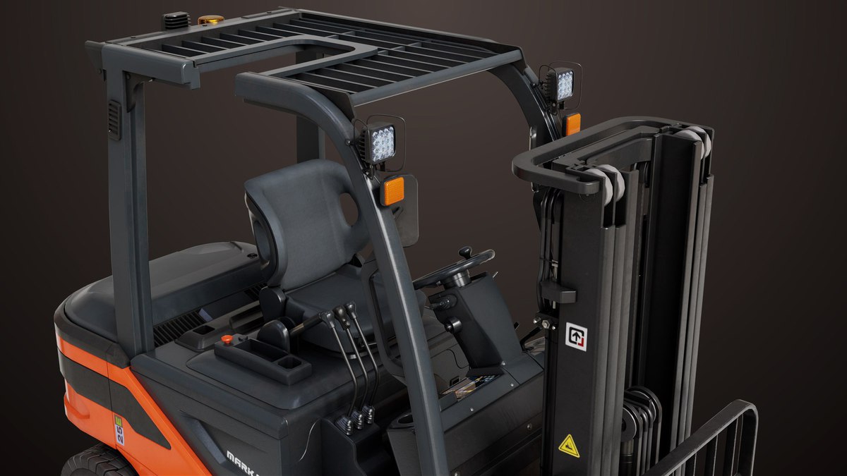 Forklift Truck 02 and 03 URP HDRP Textures