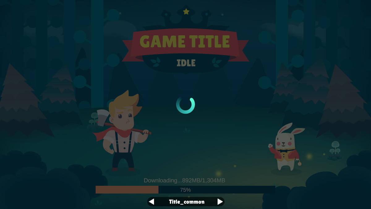 Idle Game Horizontal UI Kit