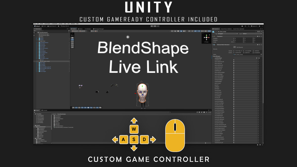 Shield Guardian Avelyn - Stylized Warrior Girl