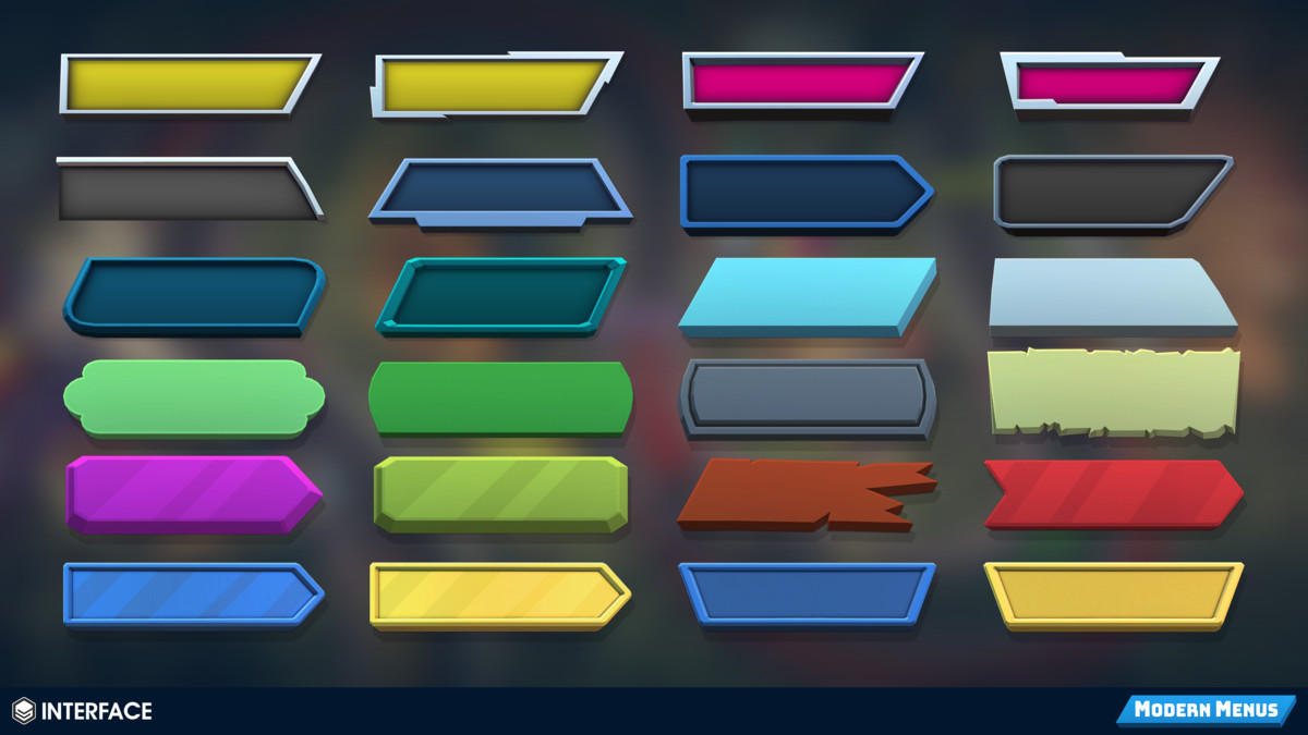 Modern Menus - Synty INTERFACE - GUI